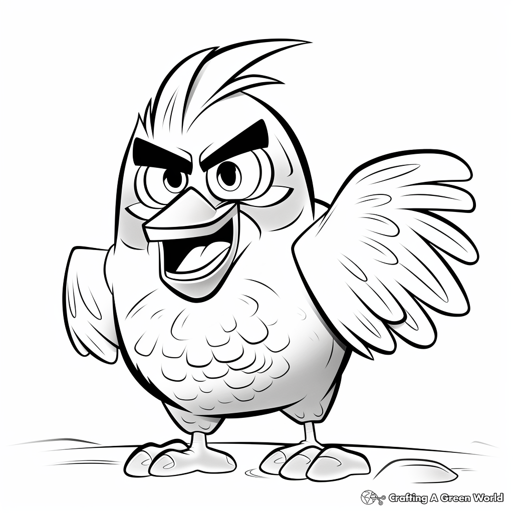 Angry birds coloring pages