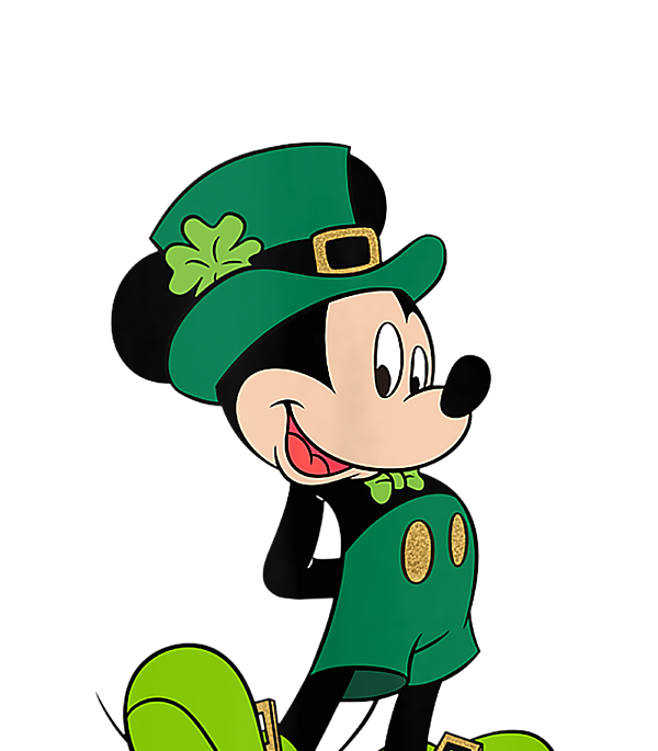 Disney st patricks day leprechaun mickey weekender tote bag by jakubz ilma