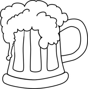 Beer mug outlined clip art beer mug clip art oktoberfest beer free clip art