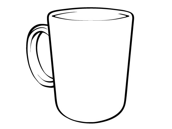 Teapot and a cup graphics free vector mug drawing coffee cup art coffee cup drawing
