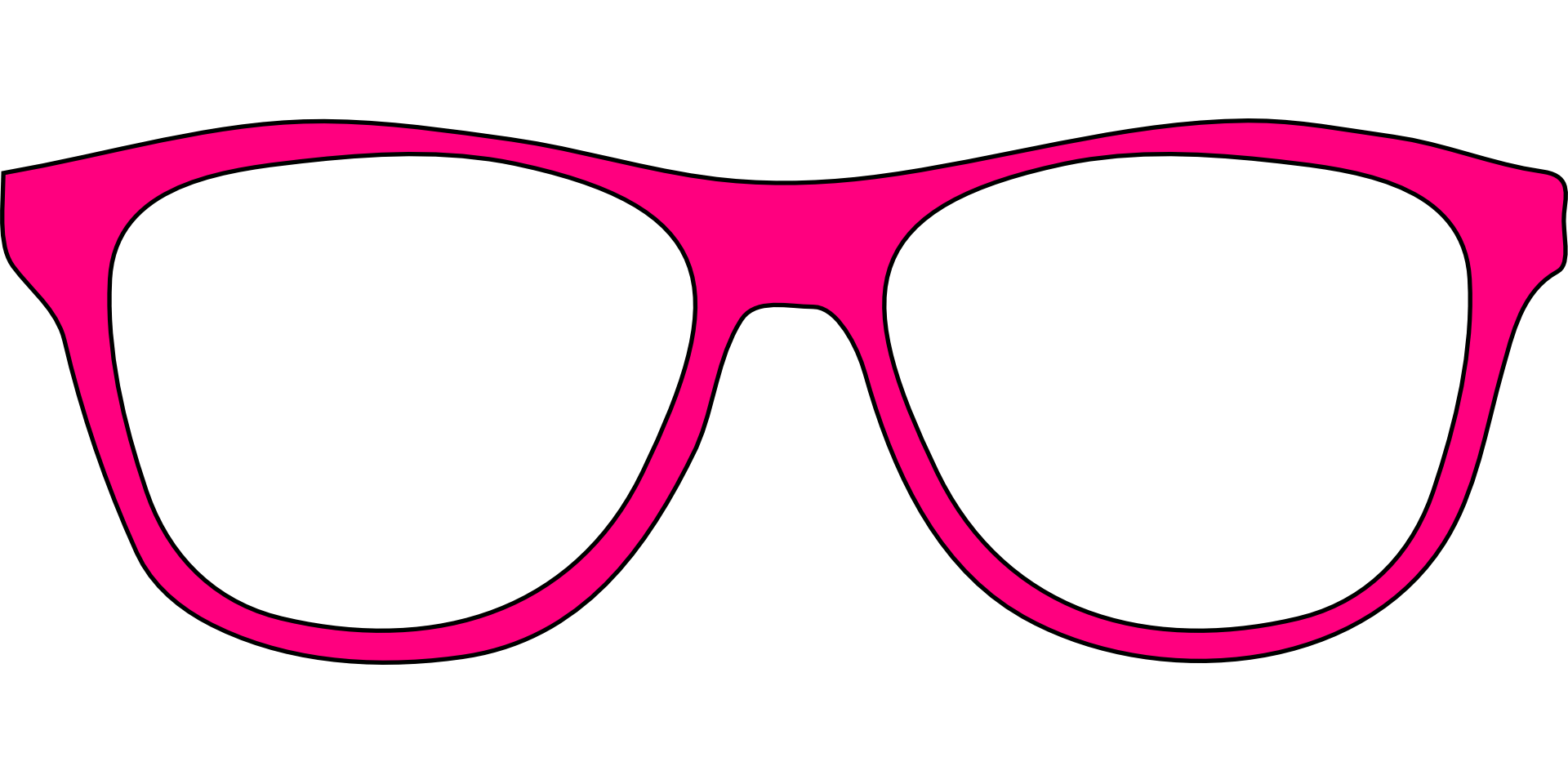 Pink eye glasses template free printable papercraft templates