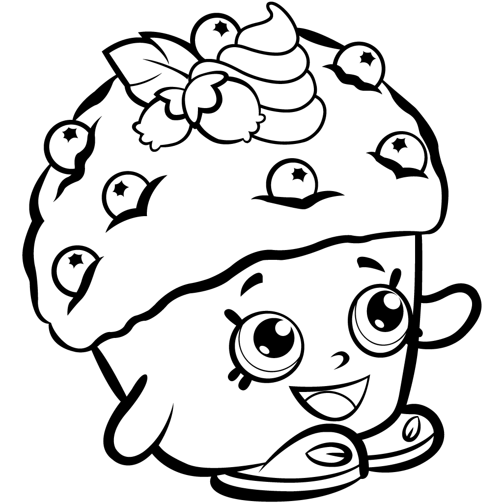 Blueberry coloring pages