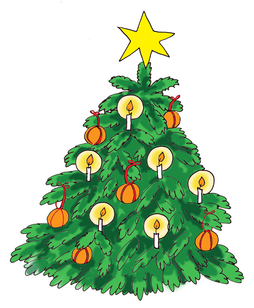 Christmas tree clip art