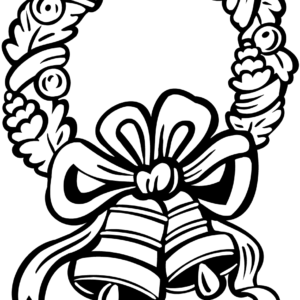 Christmas bells coloring pages printable for free download