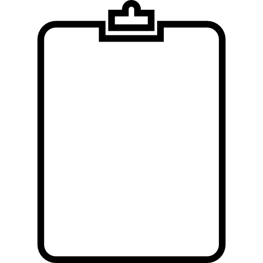 Clipboard outline