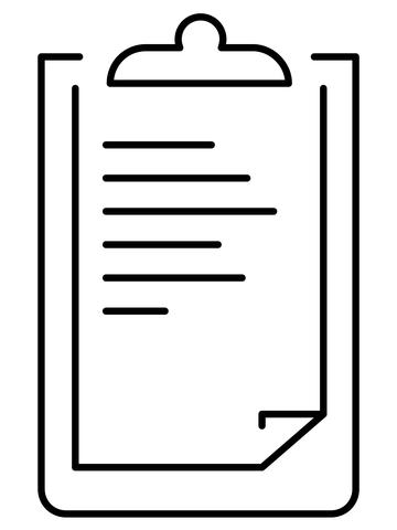 Clipboard emoji coloring page free printable coloring pages