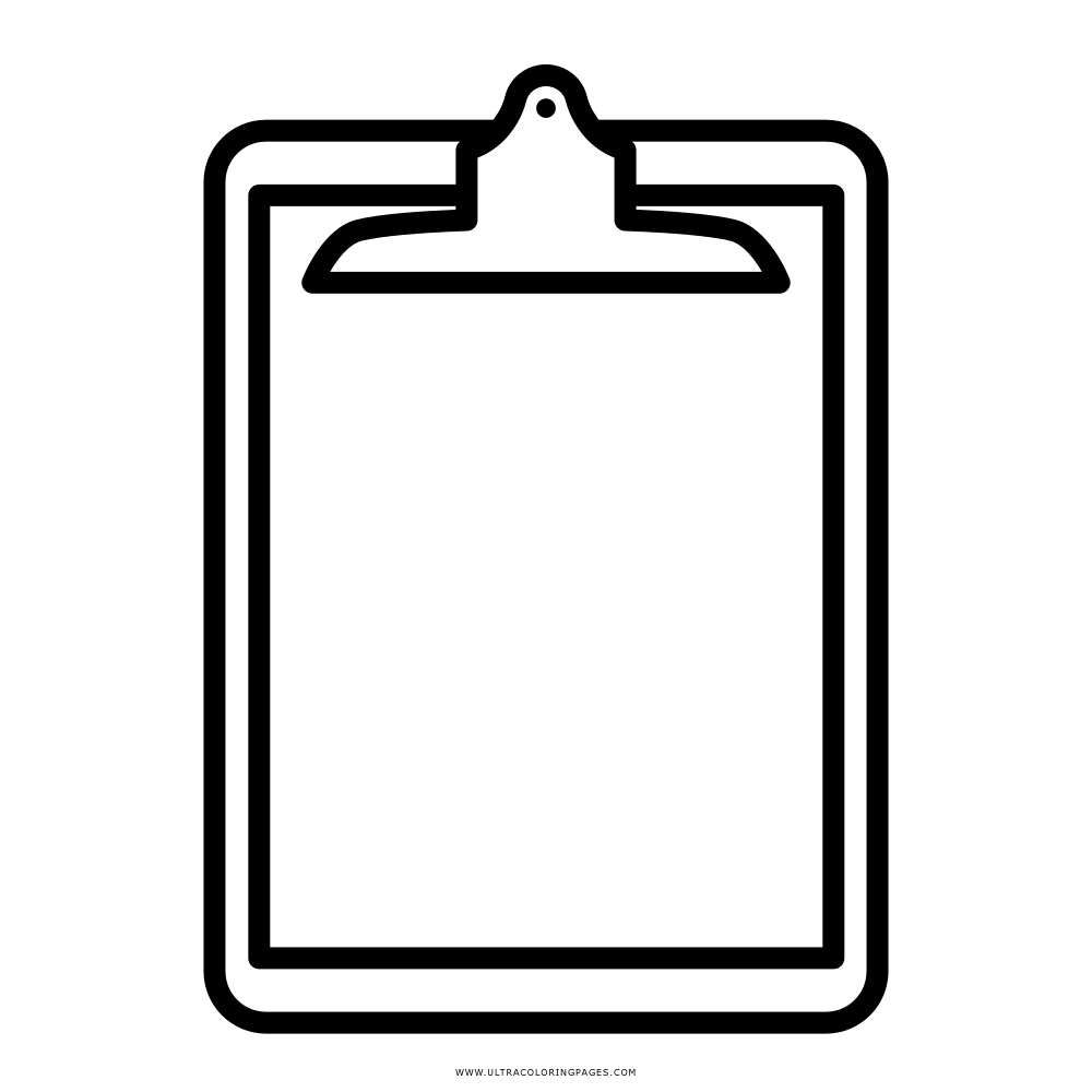 Clipboard coloring page