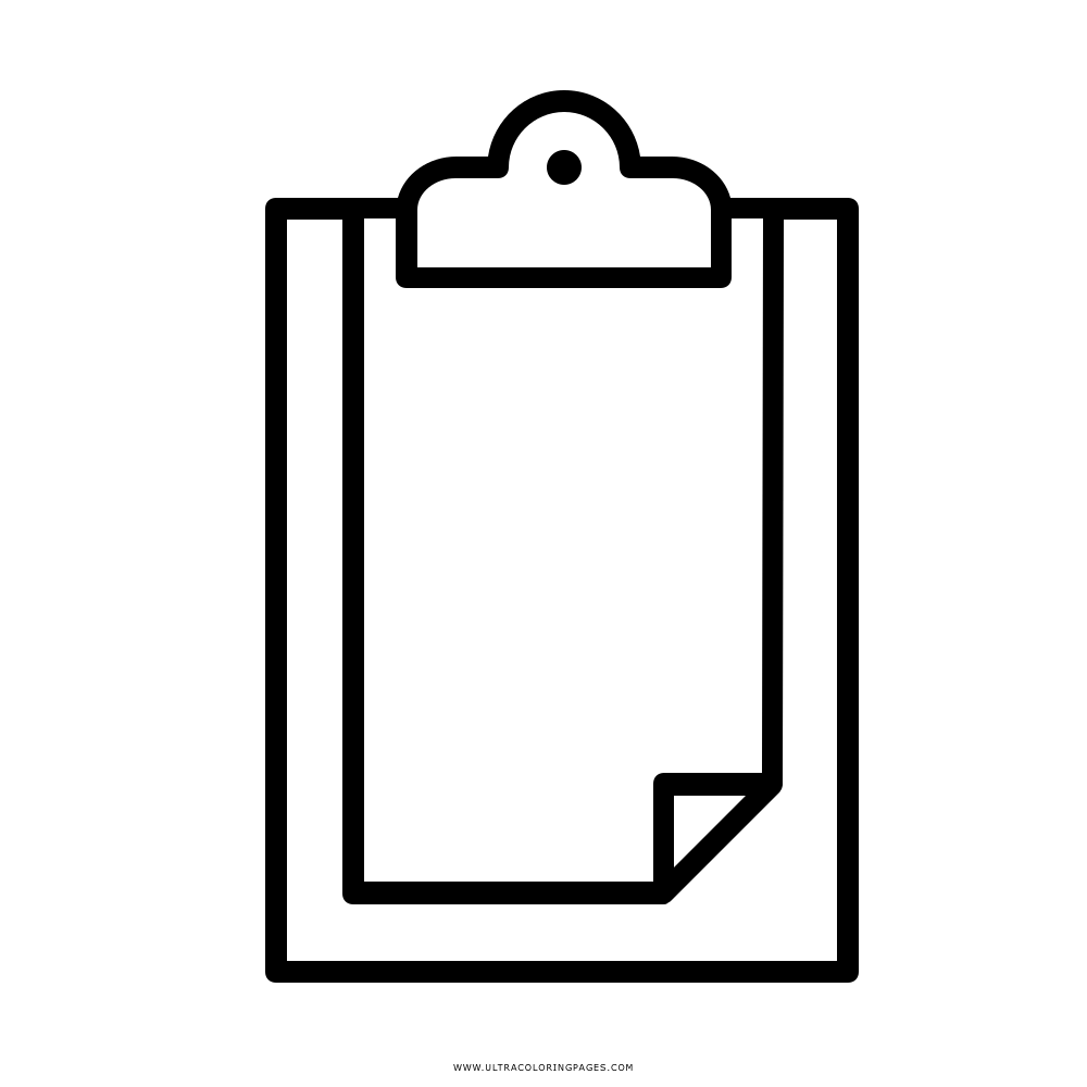 Clipboard coloring page