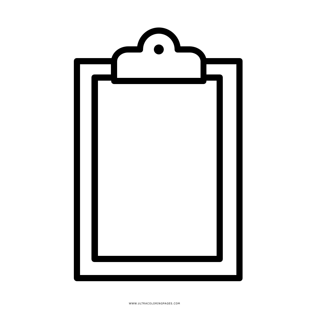 Clipboard coloring page