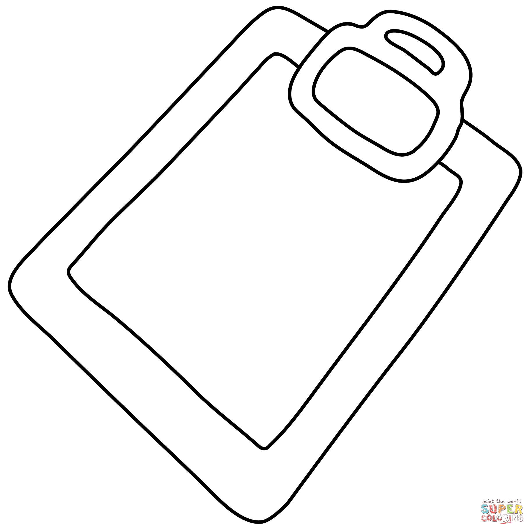 Clipboard emoji coloring page free printable coloring pages