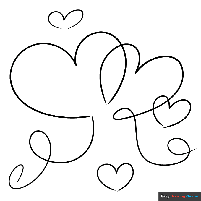 Free printable heart coloring pages for kids