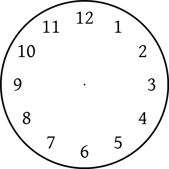 Blank clock our homework help