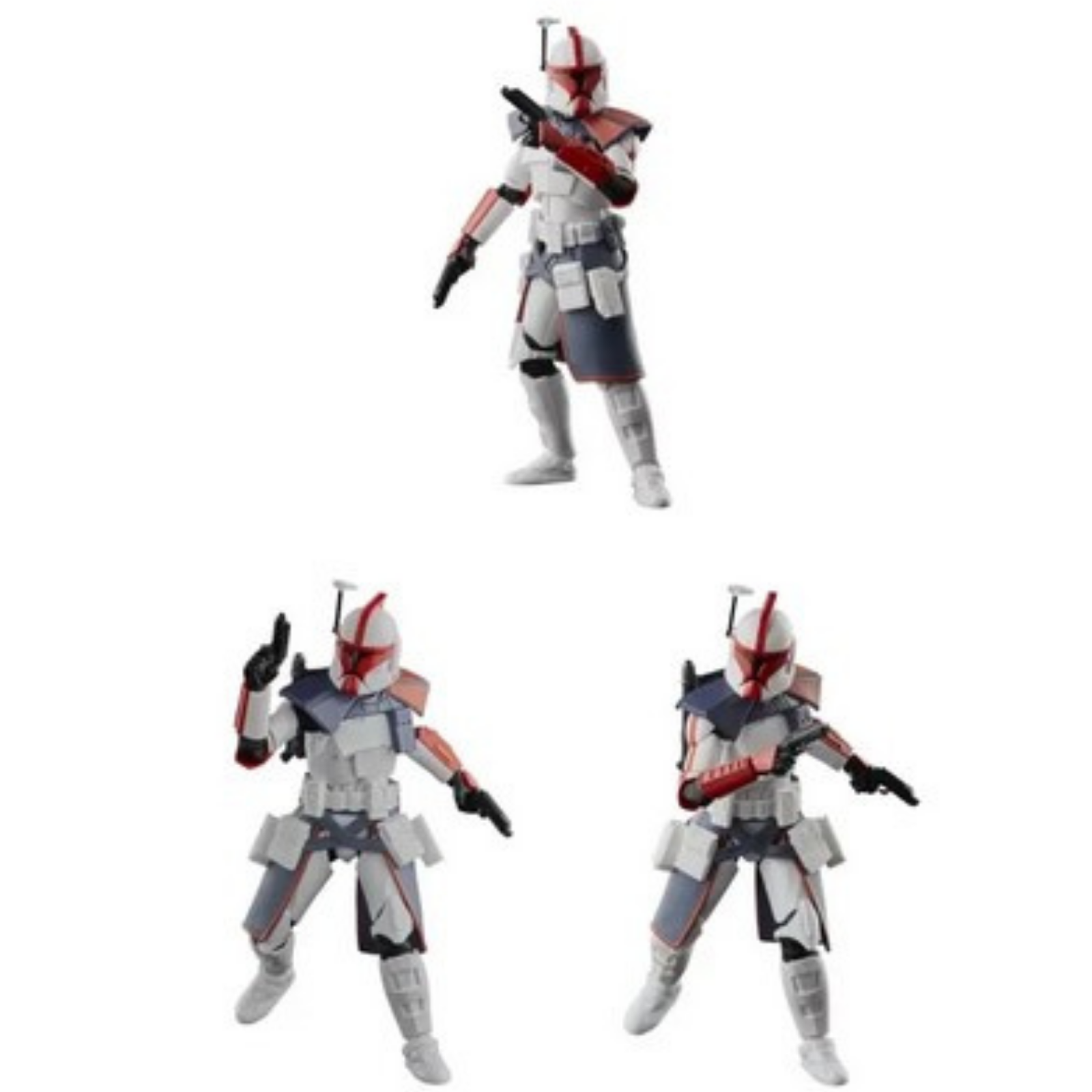 Limited star wars the black series clone wars arc trooper red th lucasfilm
