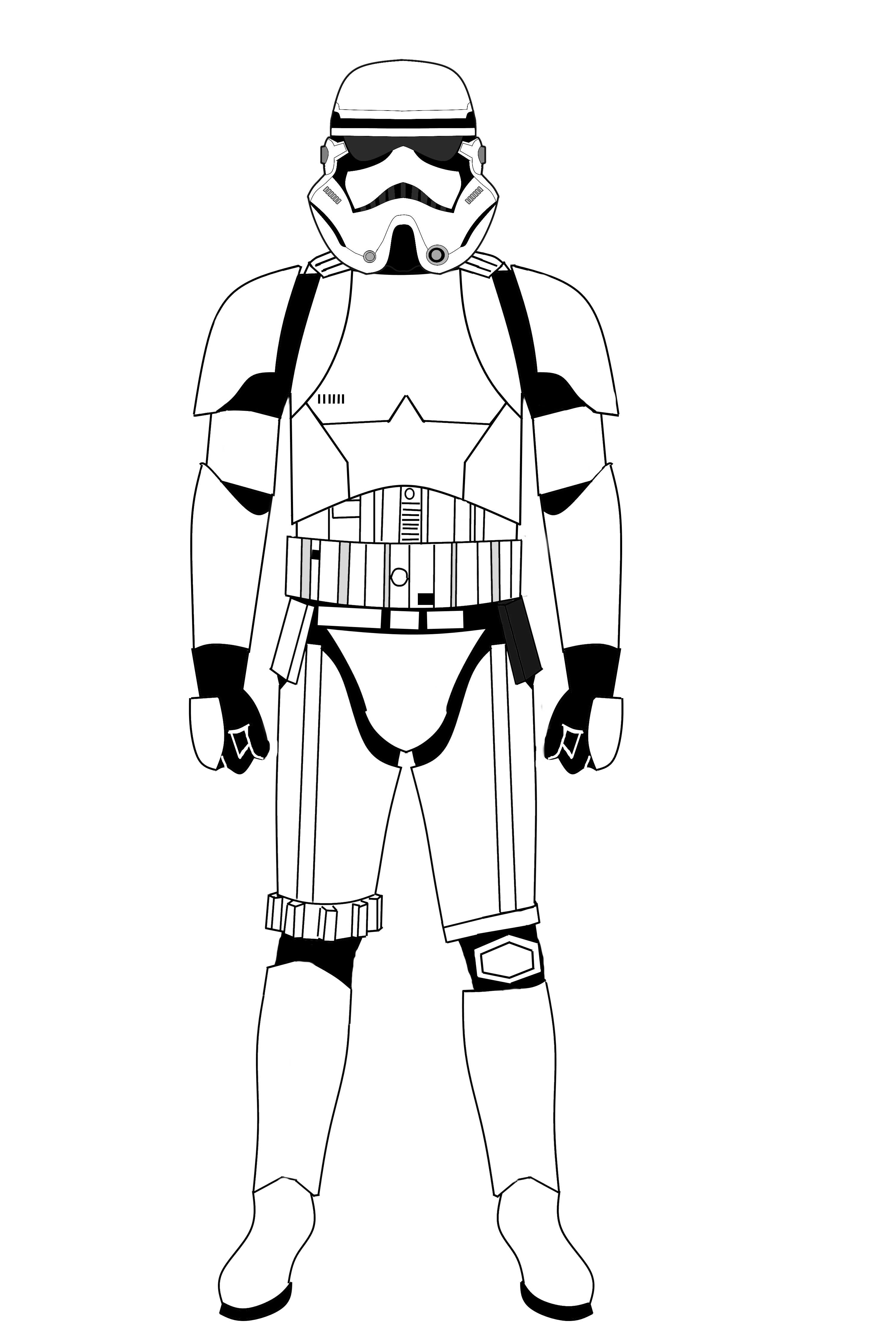 First order phase stormtrooper full body by cameron