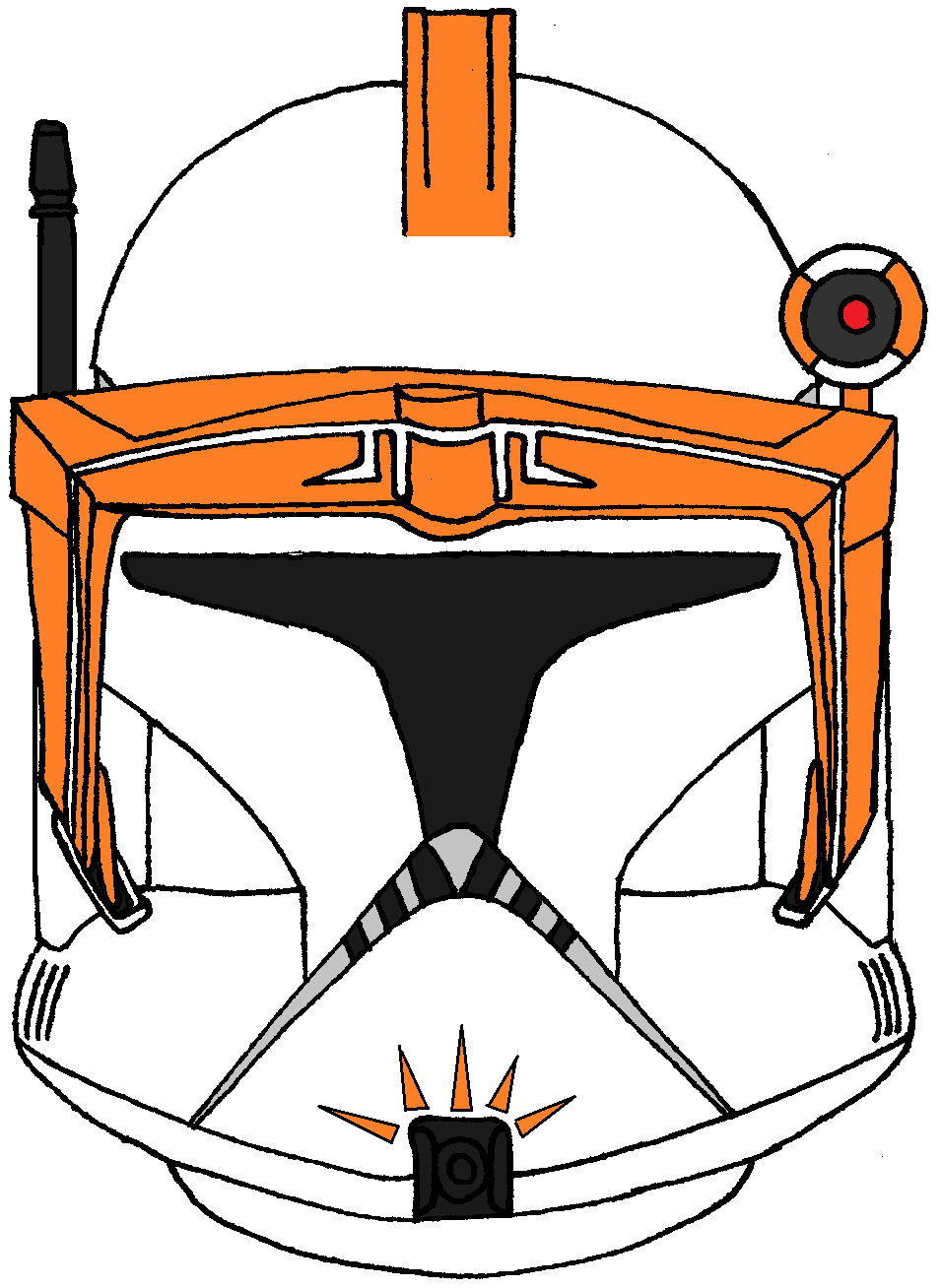 Clone trooper mander codys helmet star wars drawings star wars artwork star wars art