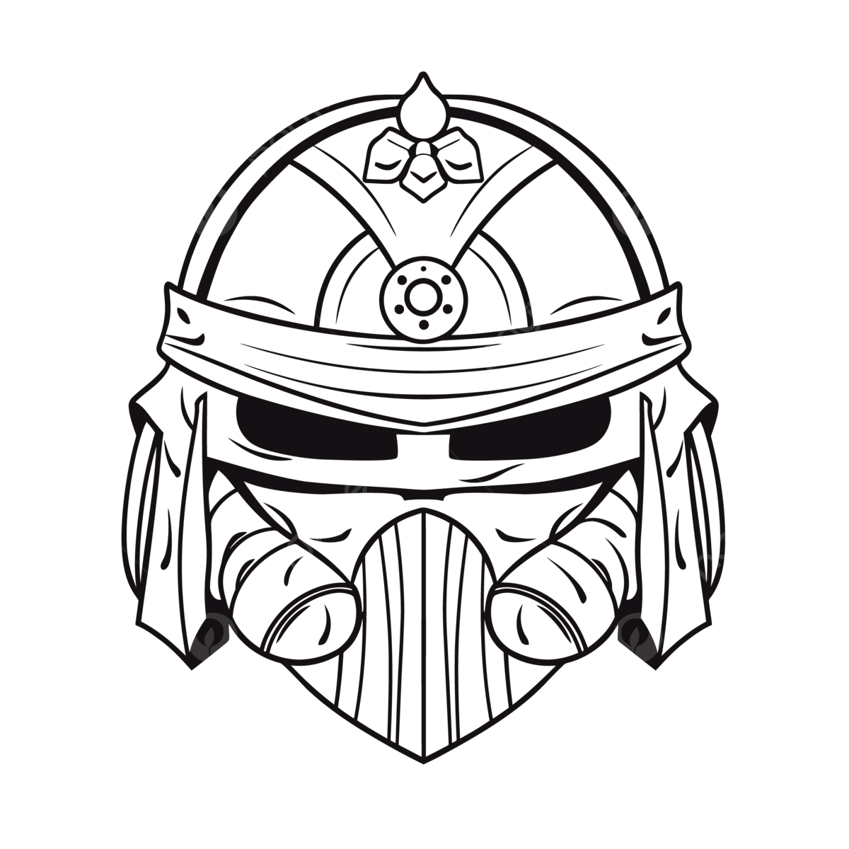 Samurai helmet png transparent images free download vector files