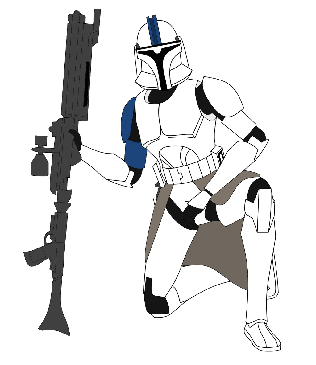 Clone trooper knight by fbombheart on