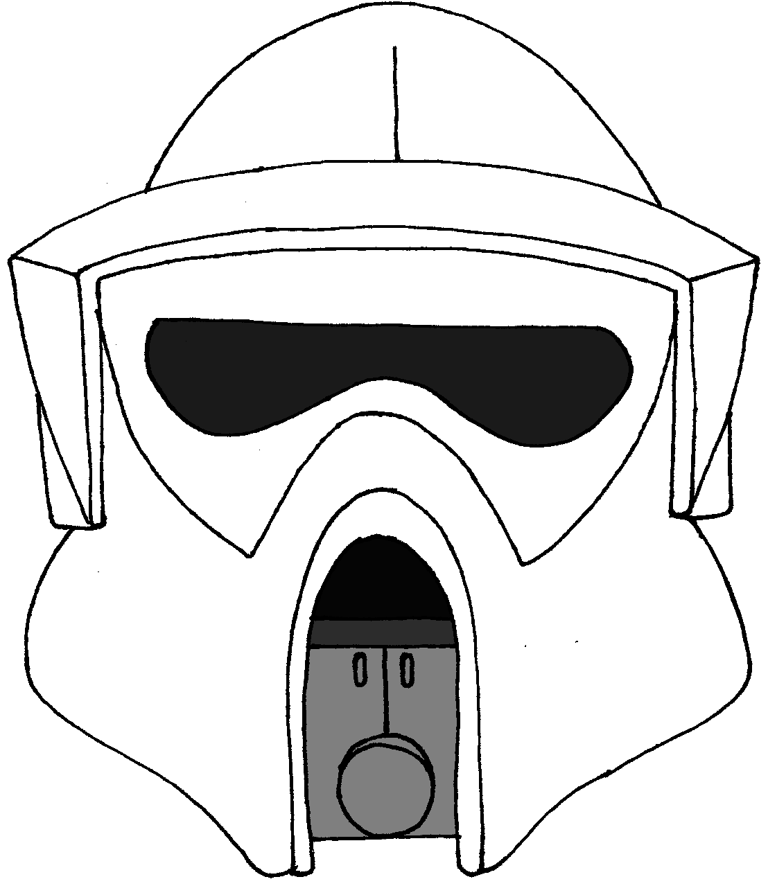 Clone trooper helmet scout trooper star wars helmet star wars trooper star wars drawings