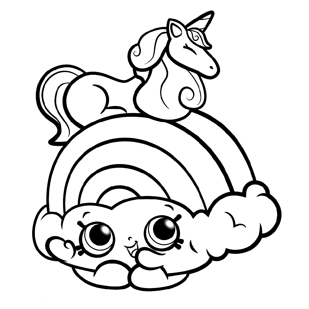 Free printable rainbow coloring pages for kids