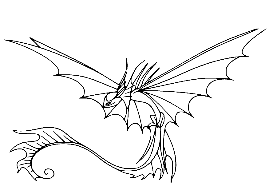 How to train your dragon coloring pages
