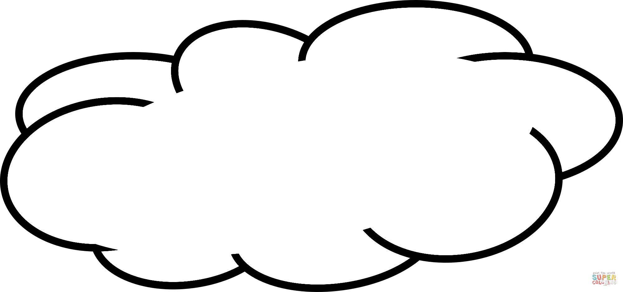 Grey cloud coloring page free printable coloring pages