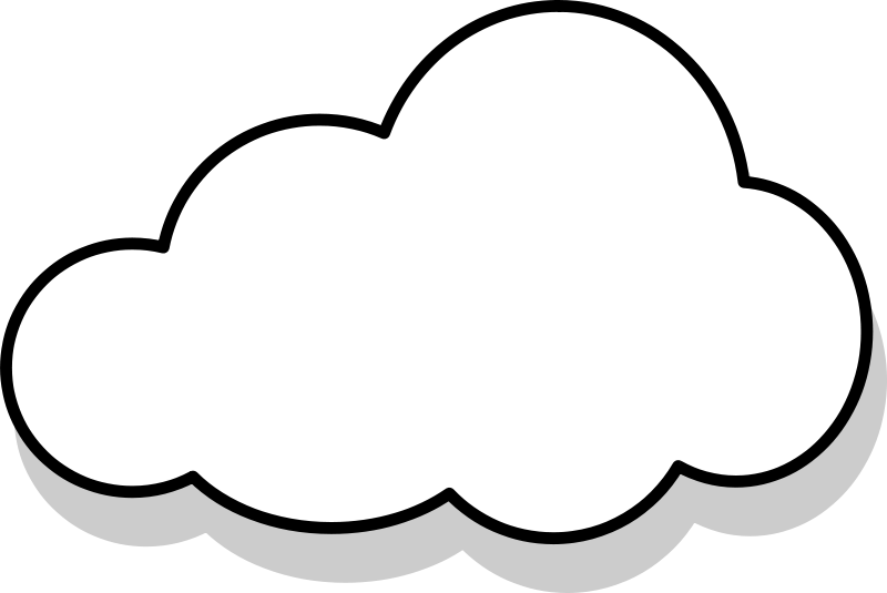 Gray cloud clipart clipart panda