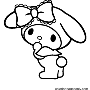 My melody coloring pages printable for free download