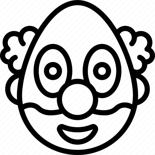 Clown emojis emotion face happy smile smiley icon
