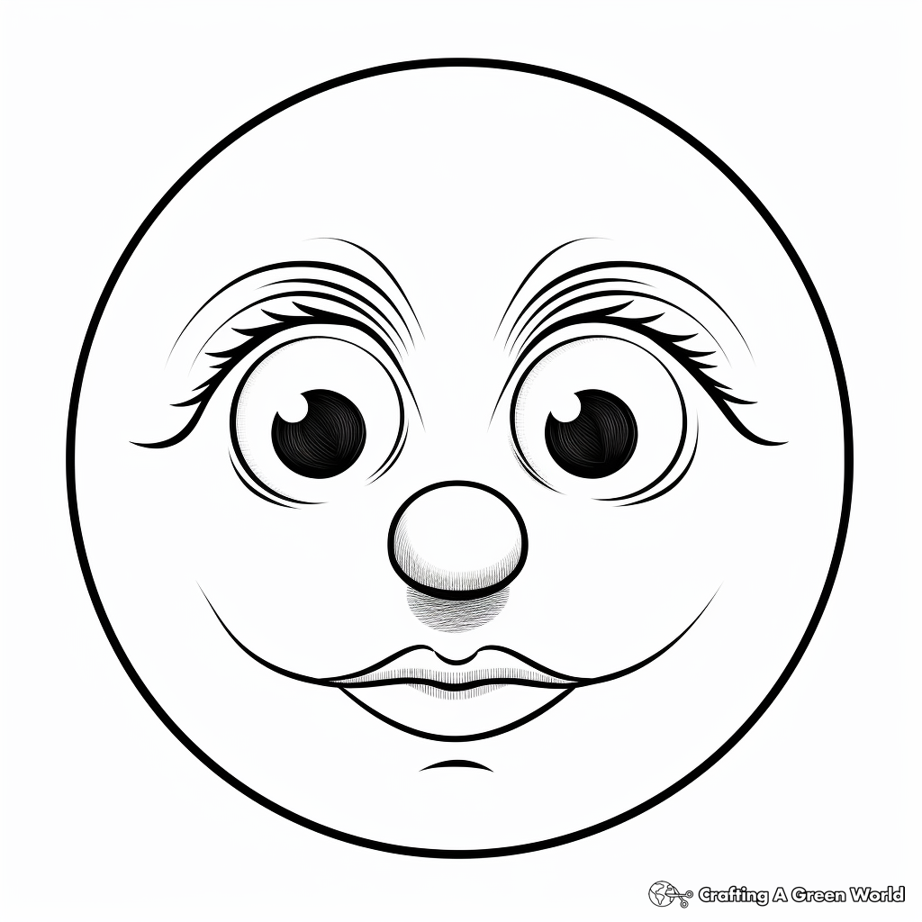 Nose coloring pages