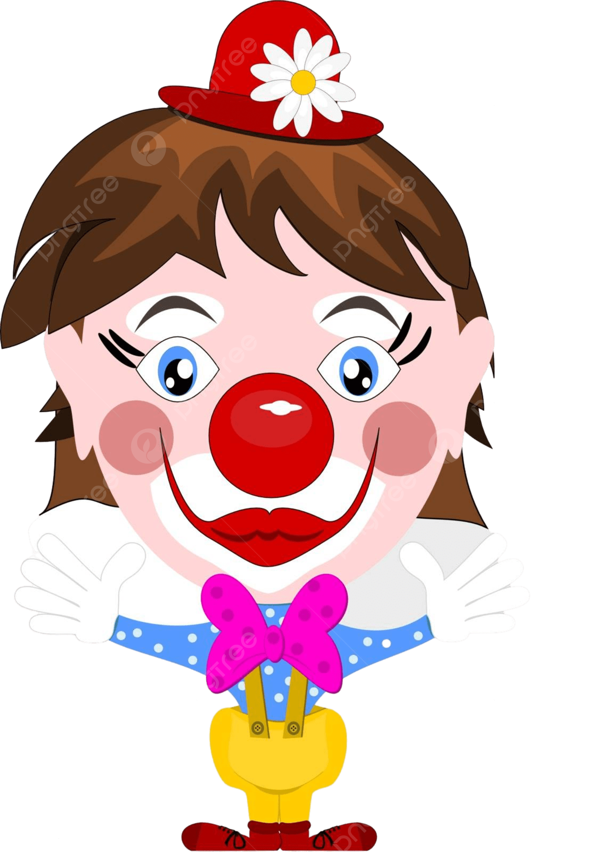 Funny clown vector art png images free download on
