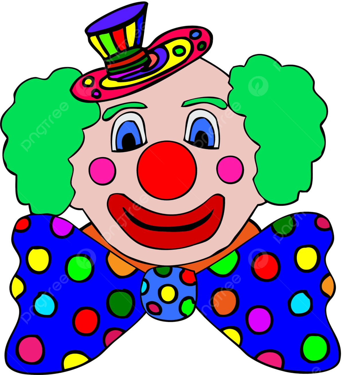 Cartoon funny clown png transparent images free download vector files