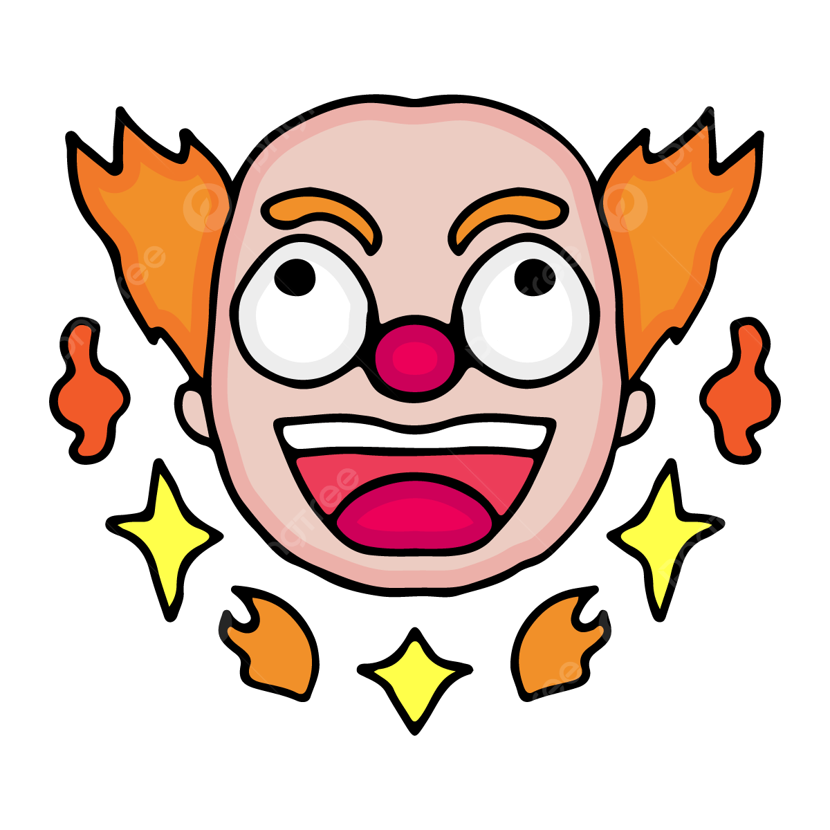 Cartoon funny clown png transparent images free download vector files