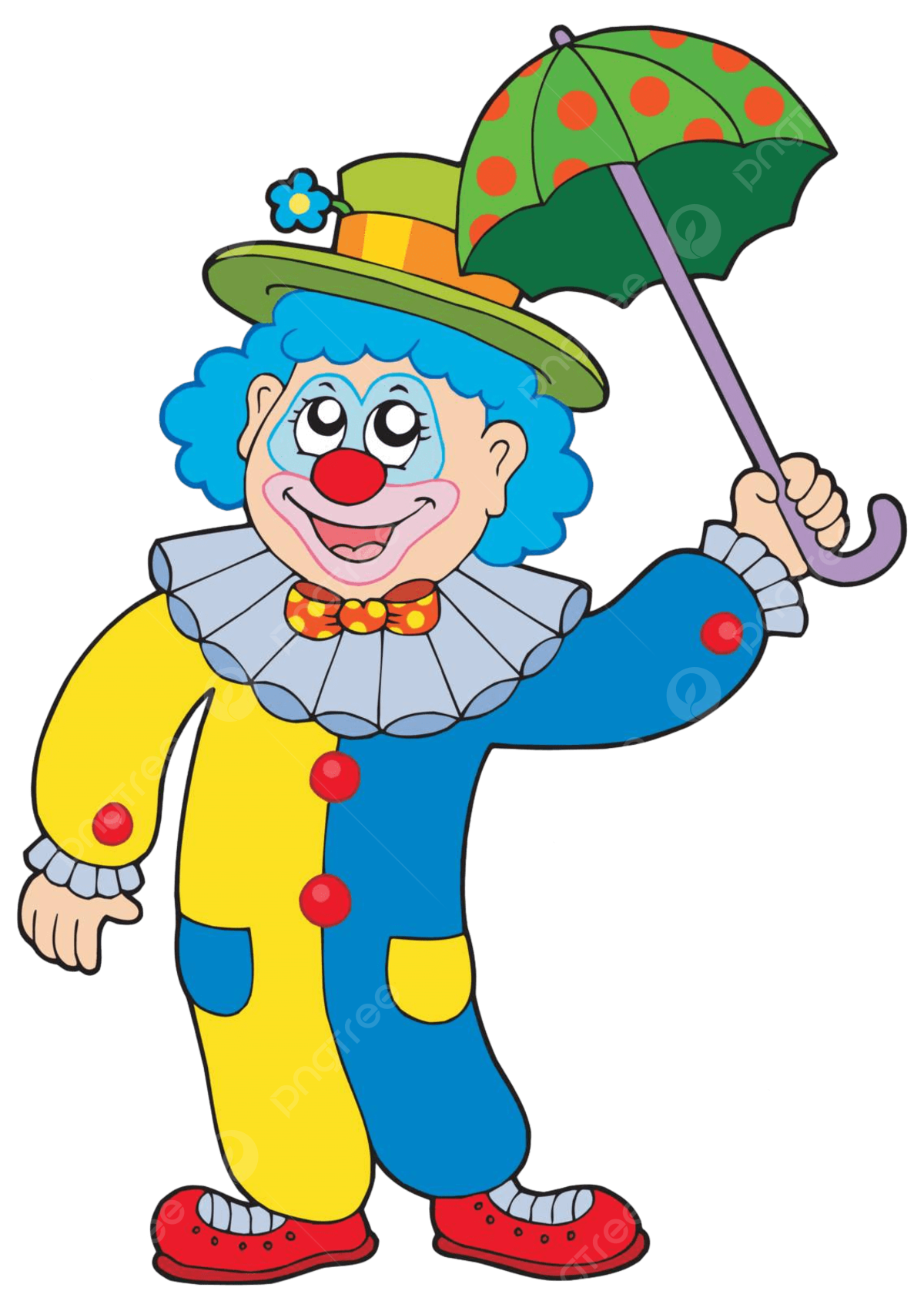 Funny clown vector art png images free download on