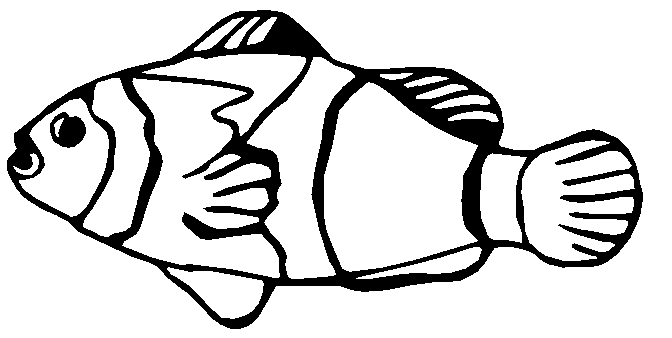 Clown fish template three fit per page nemo coloring pages fish clipart coloring pages