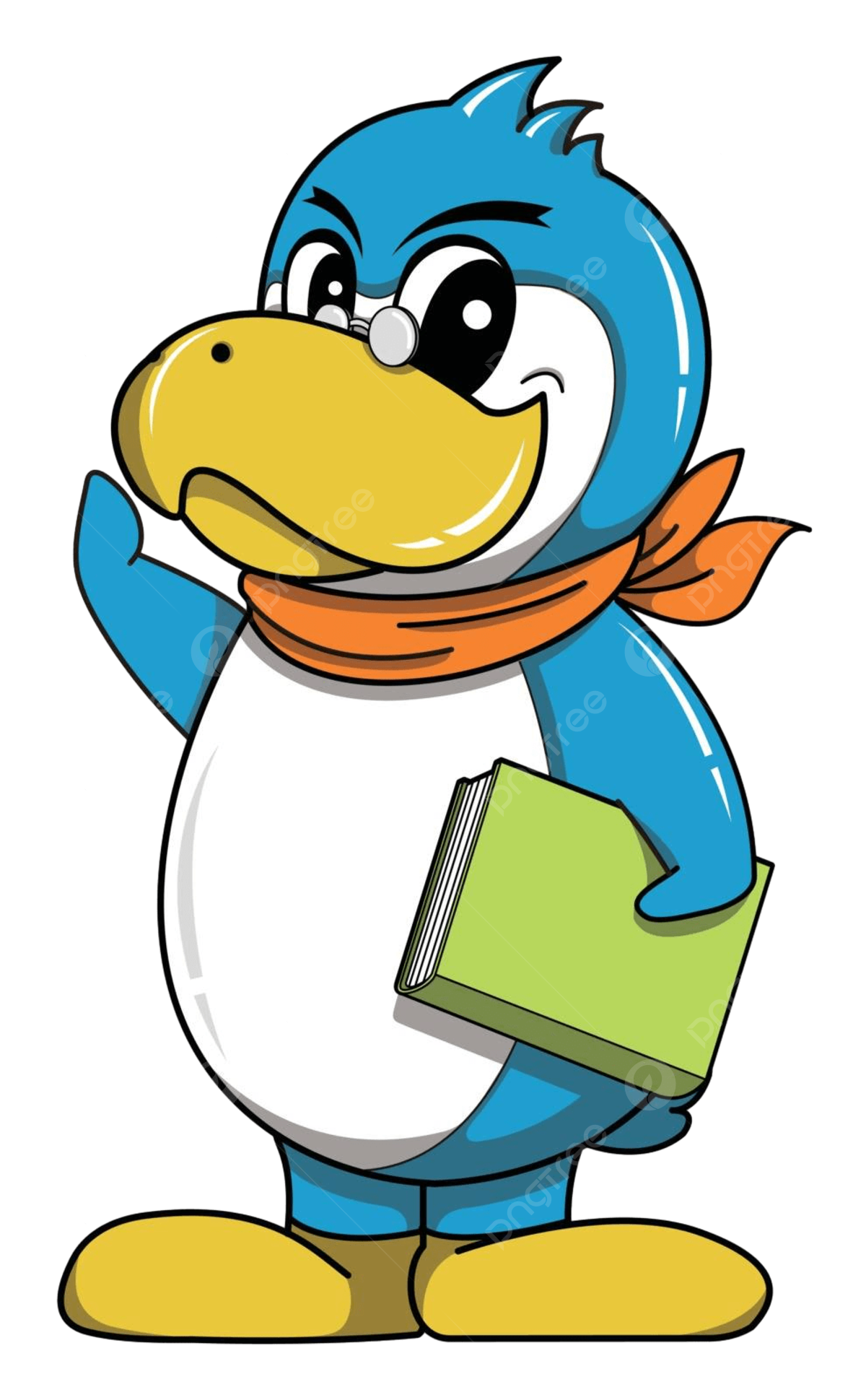 Penguin cartoon coloring book png transparent images free download vector files