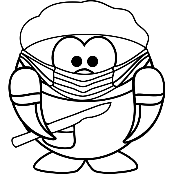 Tux surgeon free svg