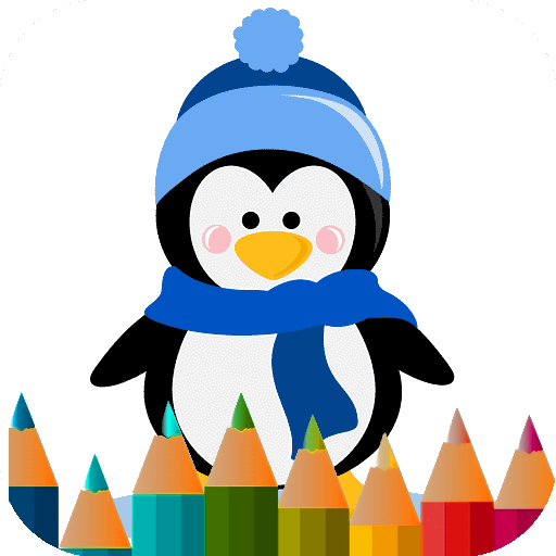 Little penguin coloring