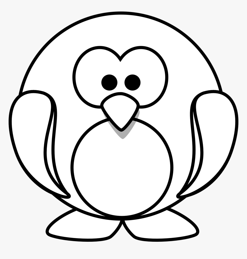 Snowman drawing penguin