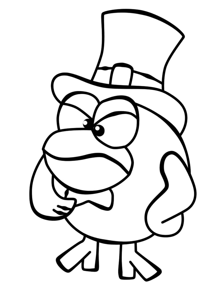 Kikoriki coloring pages printable for free download