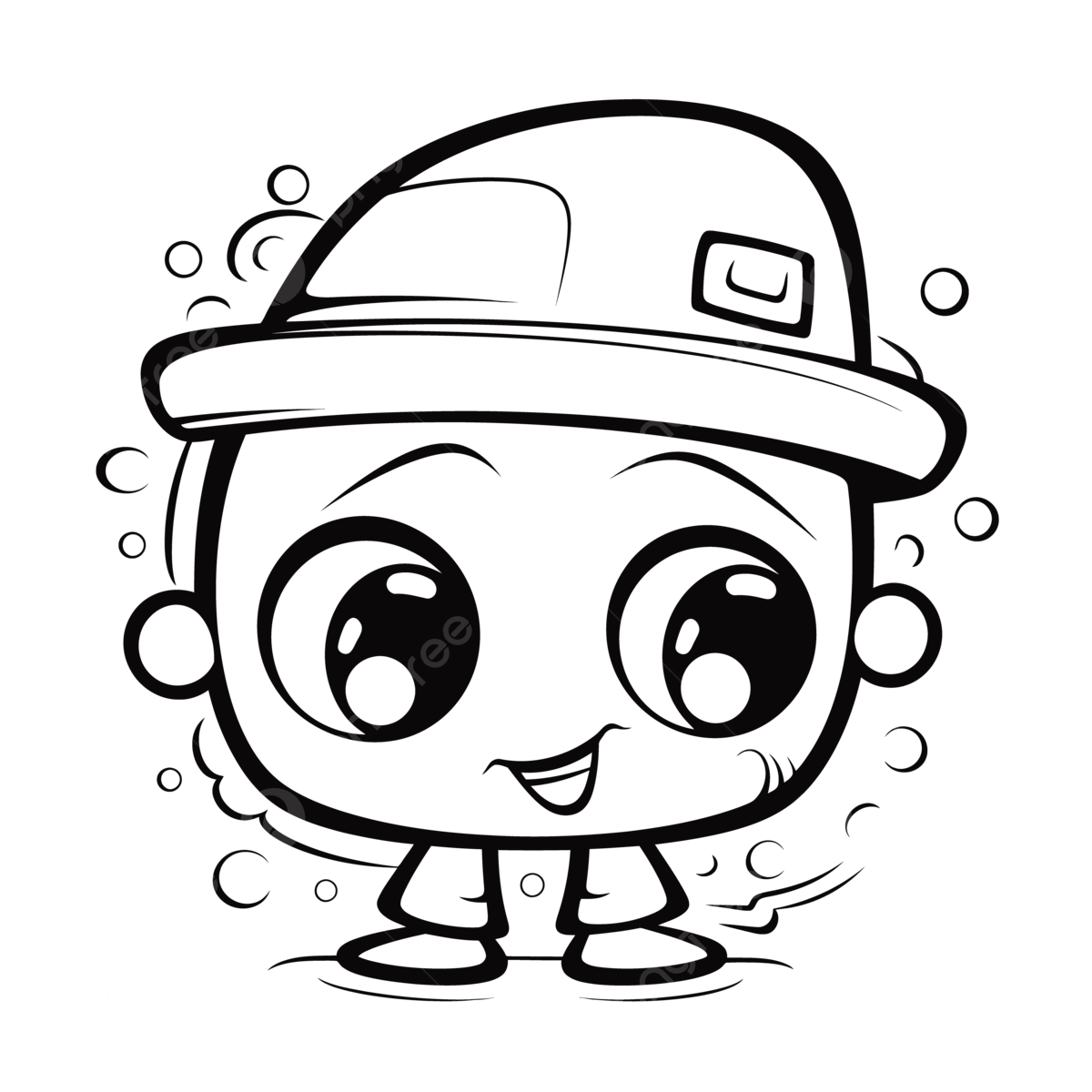 Dibujo de paginas para colorear de sombrero bebe bozo dibujo vector png dibujos dibujo bebe dibujo de ala dibujo de sombrero png y vector para dcargar gratis