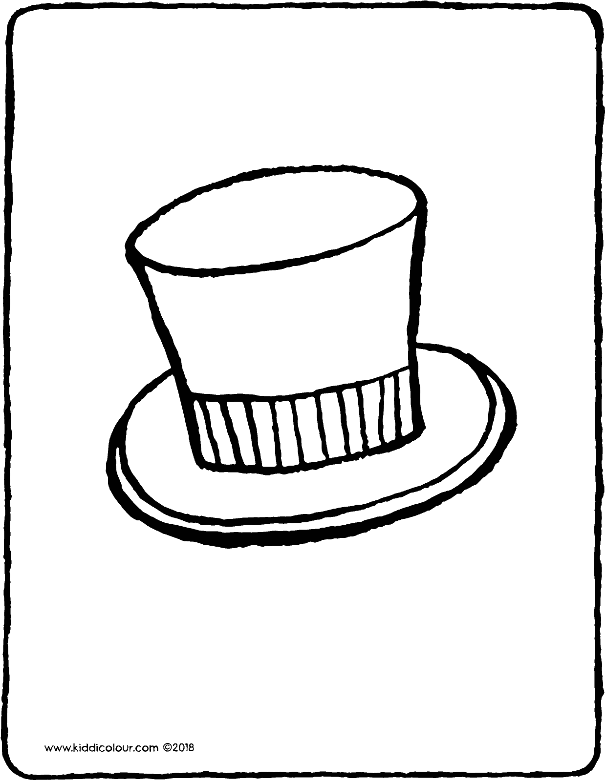 Un sombrero de copa