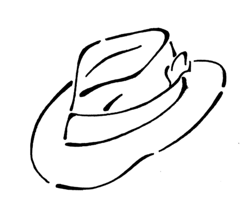 Dibujo de sombrero para colorear dibujos para colorear imprimir gratis