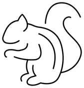Dibujo de ardilla listada para colorear dibujos para colorear imprimir gratis