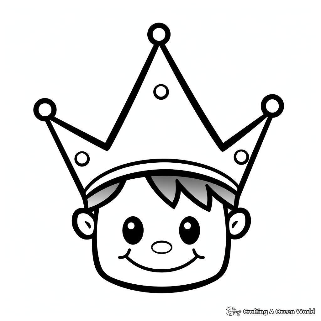 Crown coloring pages