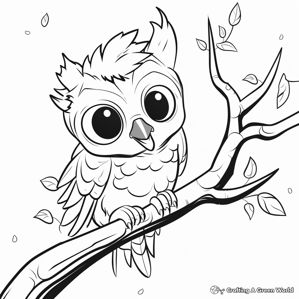 Cockatiel coloring pages
