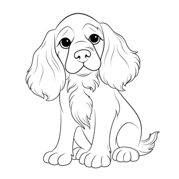 Cocker spaniel png vector psd and clipart with transparent background for free download