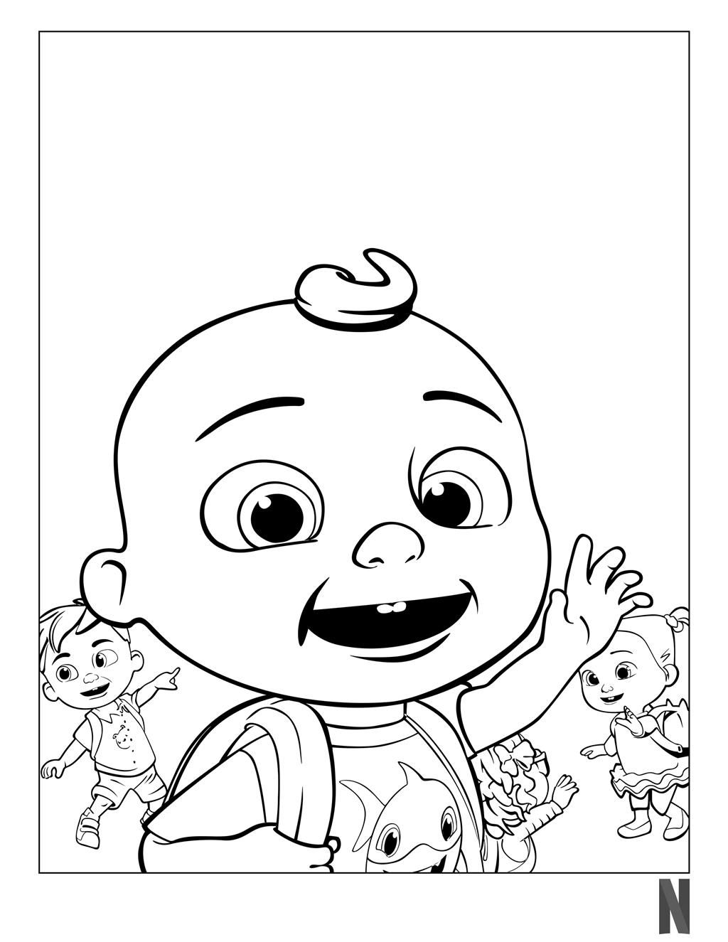 Coelon coloring pages playing with friends cartoon coloring pages coloring books coloring pages