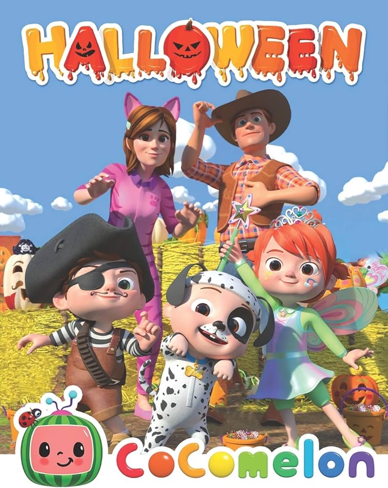 Cocomelon halloween cocomelon halloween coloring book shapes coloring pages coloring pages abc coloring pages other coloring pages books