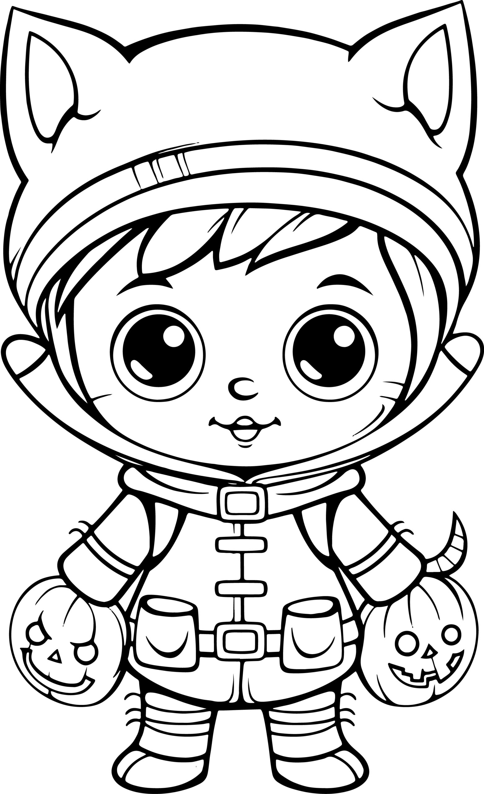Trick or treat happy halloween coloring book