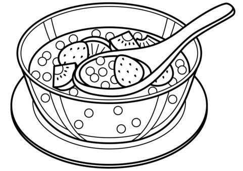 Free vectors tapioca coconut milk